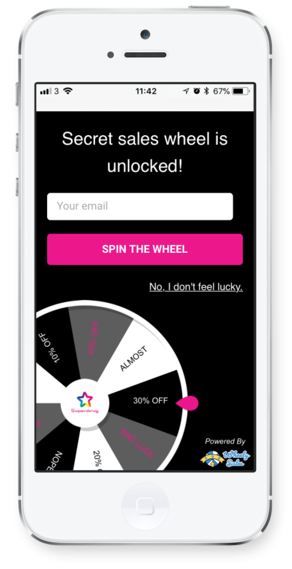 screenshot of Wheely Sales